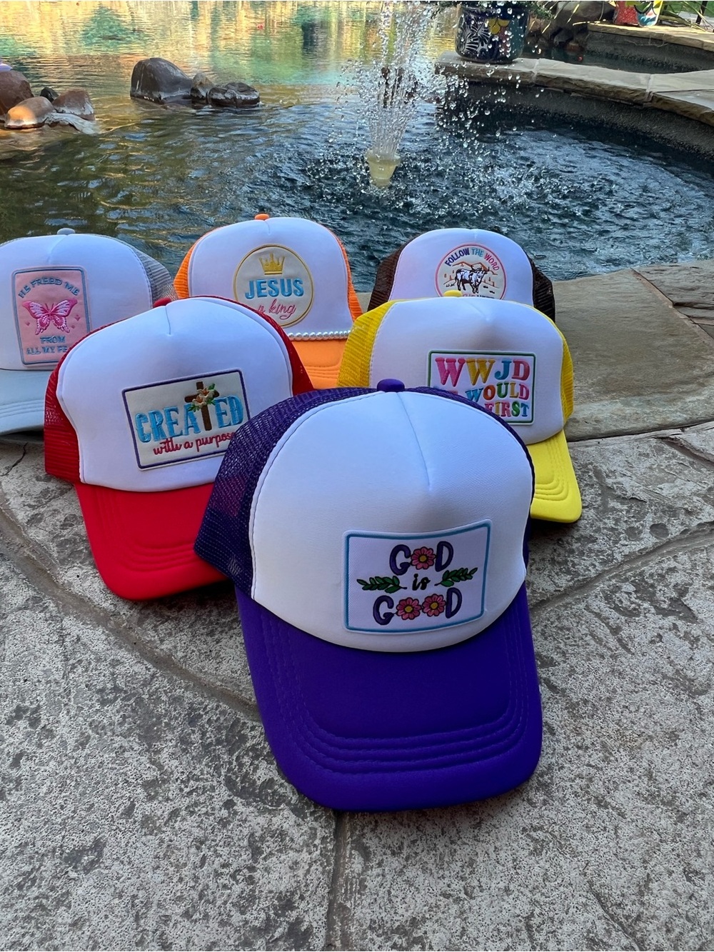 Lot - Bundle of 13 Faith Trucker Hat - Women Accessories